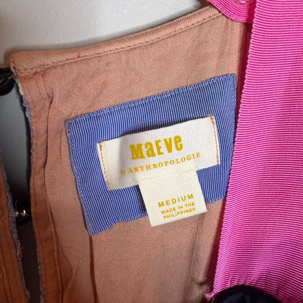 Anthropologie Maeve Sleeveless Square-Neck Mini D… - image 4